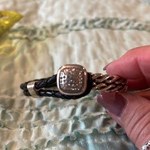 Black n silver bracelet